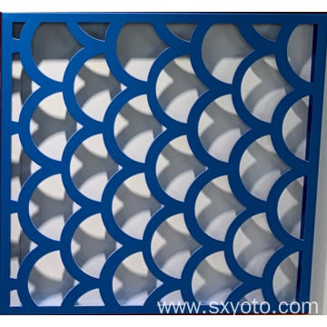 Perforated Bendable 2.5mm-4mm Aluminum Perforated Sheet